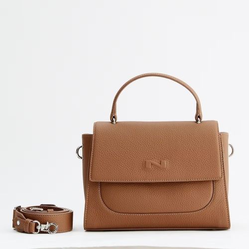 Nathan-Baume Hand- en schoudertas Cognac