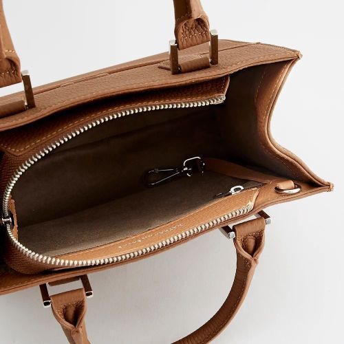 Nathan-Baume Hand- en schoudertas Cognac dames (Chloe Zipped Tote Bag N241-17-06 - Chloe Zipped Tote Bag N241-17-) - Rigi