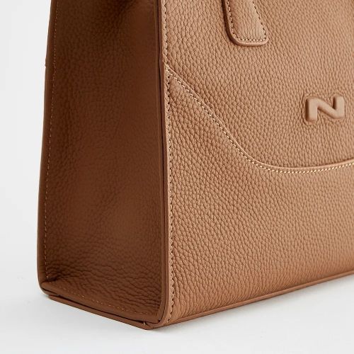 Nathan-Baume Hand- en schoudertas Cognac dames (Chloe Zipped Tote Bag N241-17-06 - Chloe Zipped Tote Bag N241-17-) - Rigi