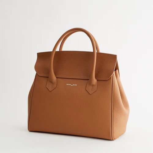 Nathan-Baume Clara handtas voor dames in cognac leer. 