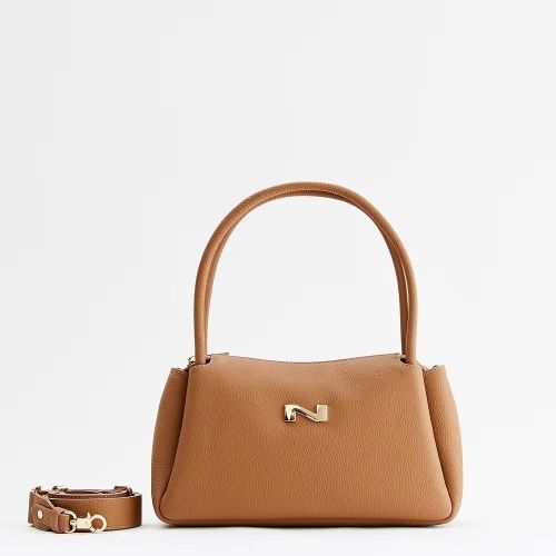 Nathan-Baume Hand- en schoudertas Cognac