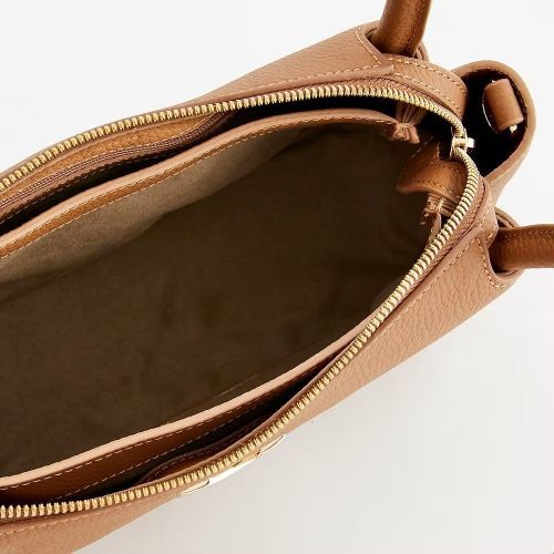 Nathan-Baume Hand- en schoudertas Cognac dames (Clio Zipped N261-32-04 - Clio Zipped N261-32-04) - Rigi