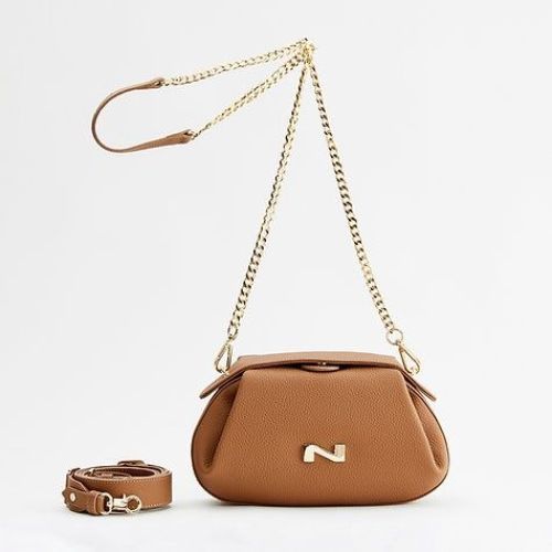 Nathan-Baume Hand- en schoudertas Cognac