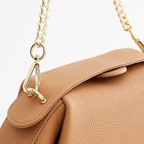 Nathan-Baume Hand- en schoudertas Cognac dames (Thalie Small Pouch Bag N261-32-02 - Thalie Small Pouch Bag N261-32) - Rigi