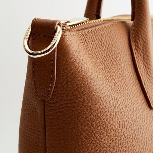 Nathan-Baume Hand- en schoudertas Cognac dames (Victoria Tiny Zipped Tote Bag N252 05-88 - Victoria Tiny Zipped Tote Bag ) - Rigi