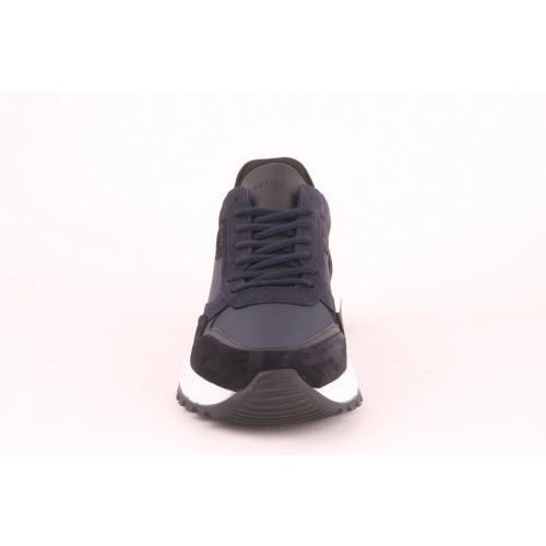 Nubikk heren sneaker in blauw suede 21053900 Ellis Rover