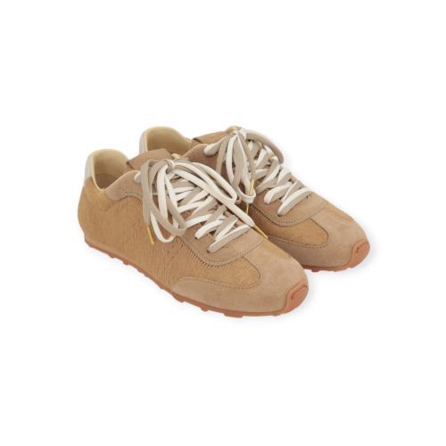 Nubikk Billy Lou sneaker in beige ‘oak’ pony voor dames. 