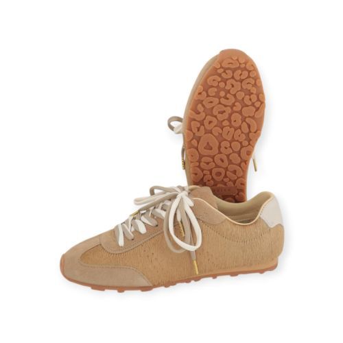 Nubikk Billy Lou sneaker in beige ‘oak’ pony voor dames. 