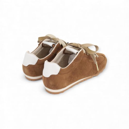 Nubikk Billy Lou dames sneaker in cognac suede. Nubikk Billy Lou dames sneaker in cognac suede.