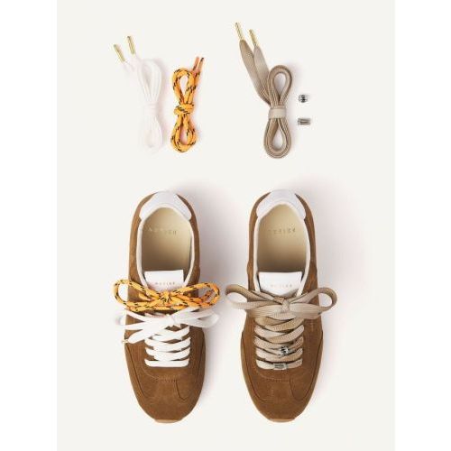 Nubikk Billy Lou dames sneaker in cognac suede. Nubikk Billy Lou dames sneaker in cognac suede.