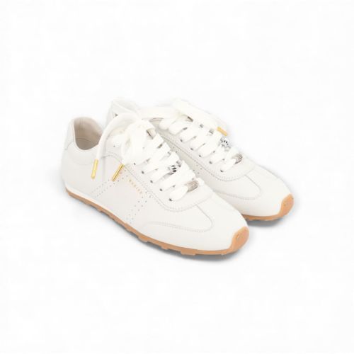 Nubikk Billy Lou dames sneaker in wit leer. Nubikk Billy Lou dames sneaker in wit leer.