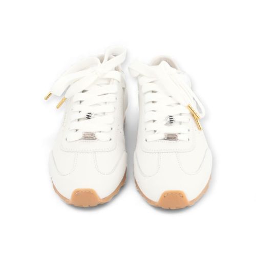 Nubikk Billy Lou dames sneaker in wit leer. Nubikk Billy Lou dames sneaker in wit leer.