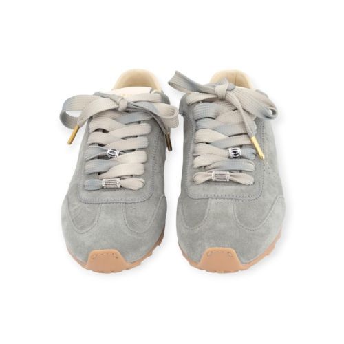 Nubikk Billy Lou sneaker in zacht blauw suède voor dames.