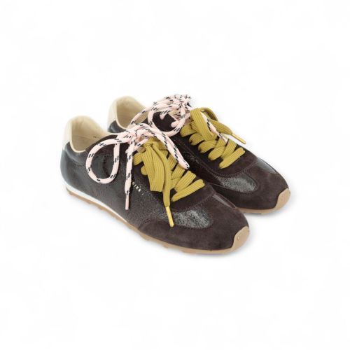 Nubikk Billy Lou dames sneaker bruin.