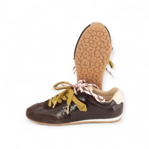 Nubikk Billy Lou dames sneaker bruin.