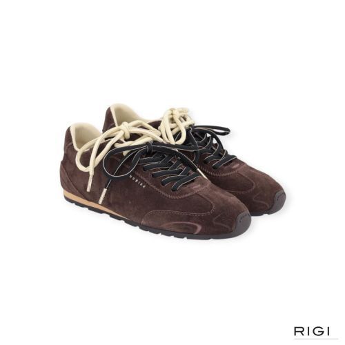 Nubikk Billy Lou II sneaker voor dames in bruin suède. Nubikk Billy Lou II sneaker voor dames in bruin suède.