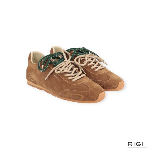 Nubikk Billy Lou II sneaker voor dames in cognac suède. Nubikk Billy Lou II sneaker voor dames in cognac suède.