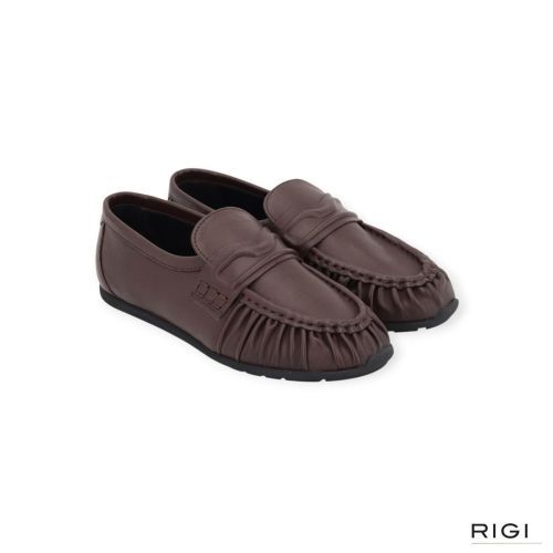 Nubikk Riley Mio mocassin voor dames in bordeaux leer.