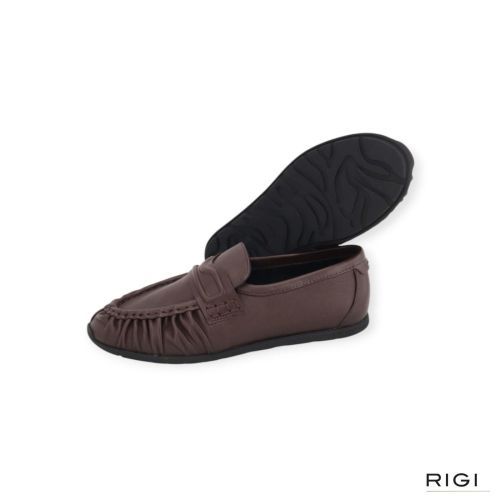 Nubikk Riley Mio mocassin voor dames in bordeaux leer.
