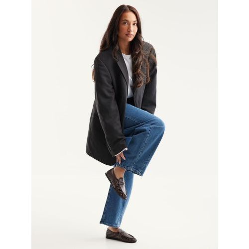 Nubikk Riley Mio mocassin voor dames in bordeaux leer.