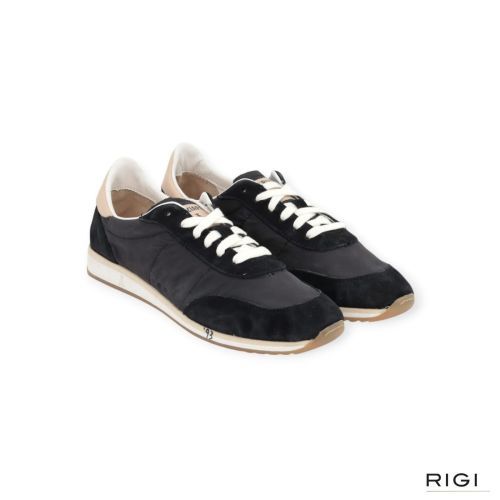 Patrizia Pepe SKIN F1BM in zwart leer met nylon voor dames. Patrizia Pepe SKIN F1BM in zwart leer met nylon voor dames.