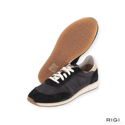 Patrizia Pepe SKIN F1BM in zwart leer met nylon voor dames. Patrizia Pepe SKIN F1BM in zwart leer met nylon voor dames.