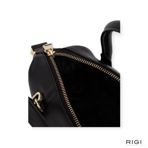 Patrizia Pepe 8B0010/L162-K103 Borsa Bag handtas in zwart leer voor dames. Patrizia Pepe 8B0010/L162-K103 Borsa Bag handtas in zwart leer voor dames.