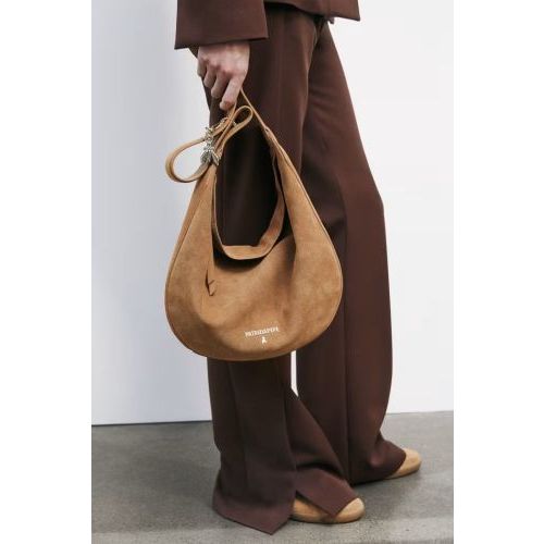Patrizia Pepe Hand- en schoudertas Camel dames (New Moon 8B0278/L152-B768 - New Moon 8B0278/L152-B768) - Rigi