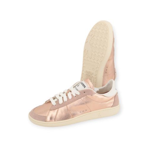 Patrizia Pepe Skin dames sneaker in roze shinning leer.