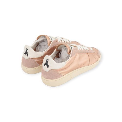 Patrizia Pepe Skin dames sneaker in roze shinning leer.