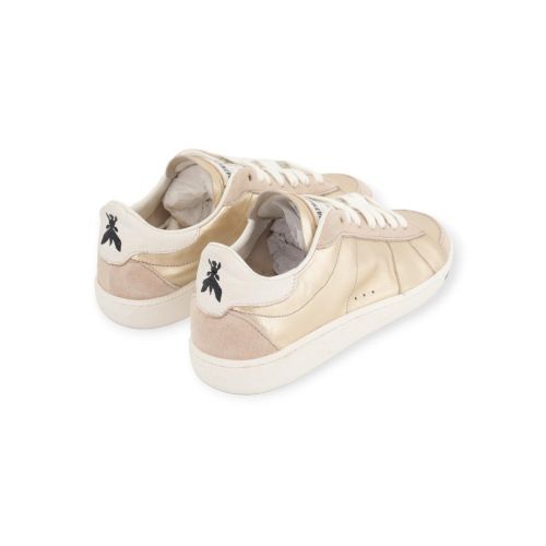 Patrizia Pepe Skin dames sneaker in goud shinning leer. Patrizia Pepe Skin dames sneaker in goud shinning leer.