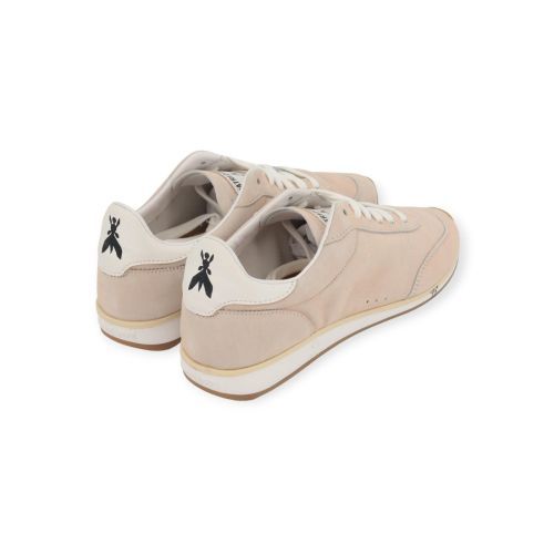 Patrizia Pepe Running Skin sneaker 93 voor dames in zacht roze / zand suède.