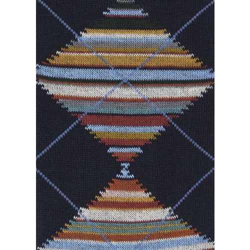 Paul Smith Sokken Blauw heren (Argyle Men Sock 1P M1A-380CI-T577-47 - Argyle Men Sock 1P M1A-380CI-T) - Rigi