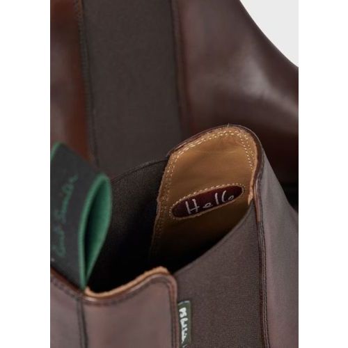 Paul Smith PS Augustus M2S-AUG02-TLEA enkellaars in bruin leer voor heren. Paul Smith PS Augustus M2S-AUG02-TLEA enkellaars in bruin leer voor heren.