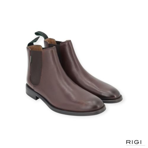 Paul Smith PS Augustus M2S-AUG02-TLEA enkellaars in bruin leer voor heren. Paul Smith PS Augustus M2S-AUG02-TLEA enkellaars in bruin leer voor heren.