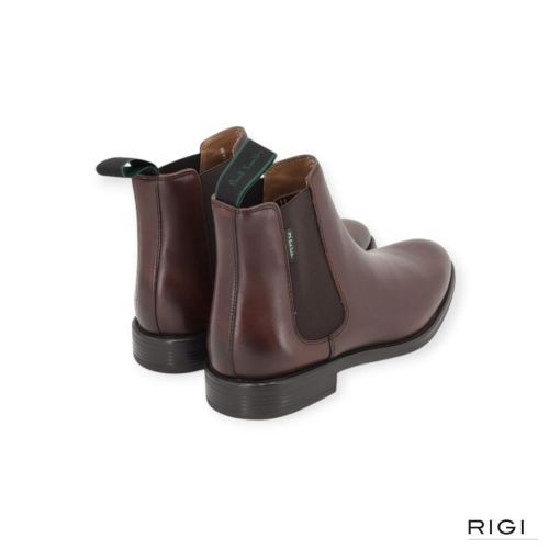 Paul Smith PS Augustus M2S-AUG02-TLEA enkellaars in bruin leer voor heren. Paul Smith PS Augustus M2S-AUG02-TLEA enkellaars in bruin leer voor heren.