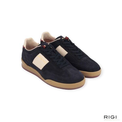 PS Paul Smith M2S-DVR82-TLEA Dover sneaker in blauw suède voor heren. PS Paul Smith M2S-DVR82-TLEA Dover sneaker in blauw suède voor heren.