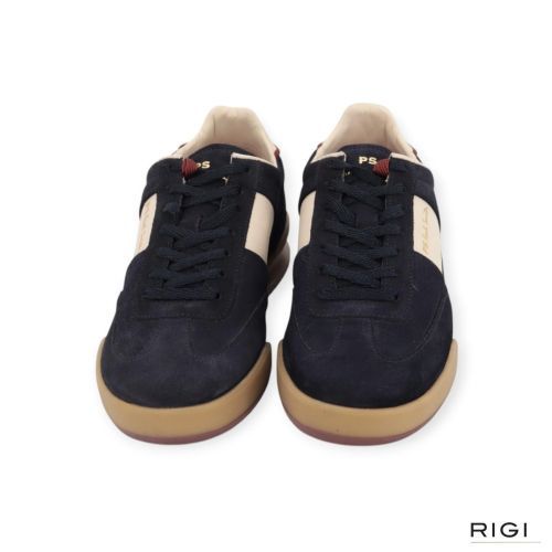 PS Paul Smith M2S-DVR82-TLEA Dover sneaker in blauw suède voor heren. PS Paul Smith M2S-DVR82-TLEA Dover sneaker in blauw suède voor heren.