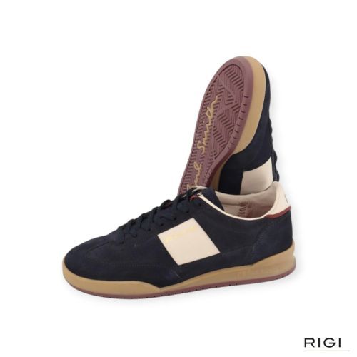 PS Paul Smith M2S-DVR82-TLEA Dover sneaker in blauw suède voor heren. PS Paul Smith M2S-DVR82-TLEA Dover sneaker in blauw suède voor heren.