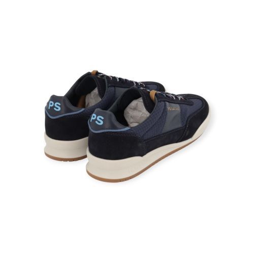 Paul Smith Dover sneaker in blauw suède, nylon voor heren. 