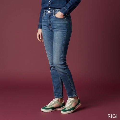 Paul Smith Dover W1S dames sneaker in groen en multi leer. Paul Smith Dover W1S dames sneaker in groen en multi leer.