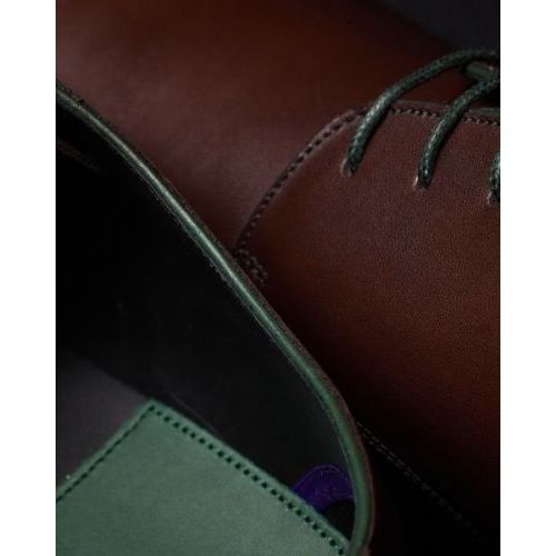 Paul Smith Ps George M2S-GEO02-PCLF veterschoen in bruin leer voor heren. 