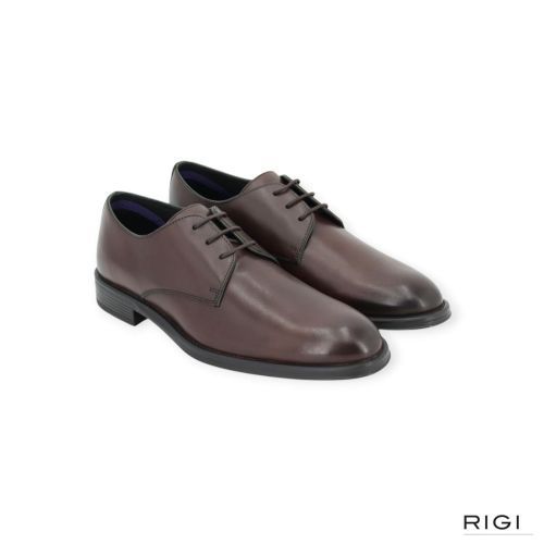 Paul Smith Ps George M2S-GEO02-PCLF veterschoen in bruin leer voor heren. 