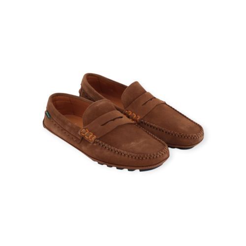 Paul Smith Jenson heren mocassin in cognac suede.