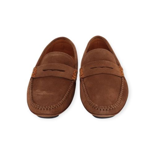 Paul Smith Jenson heren mocassin in cognac suede.