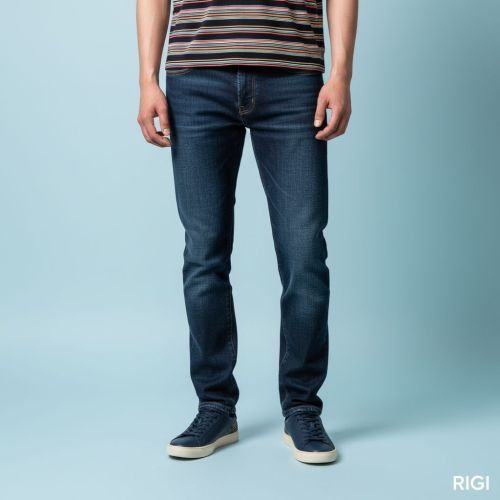 Paul Smith Rex sneaker in blauw leer voor heren. Paul Smith Rex sneaker in blauw leer voor heren.