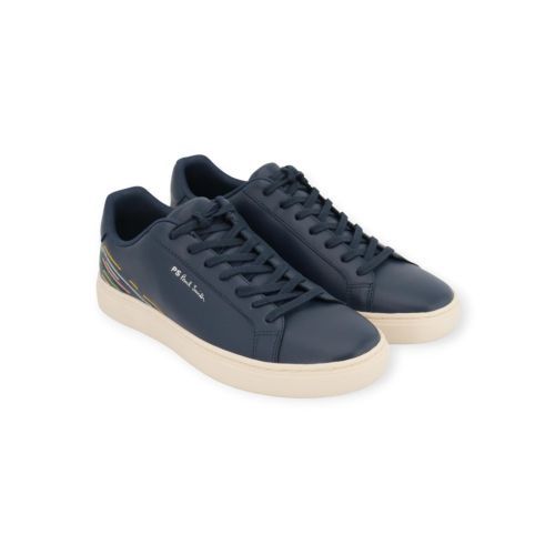 Paul Smith Rex sneaker in blauw leer voor heren. Paul Smith Rex sneaker in blauw leer voor heren.