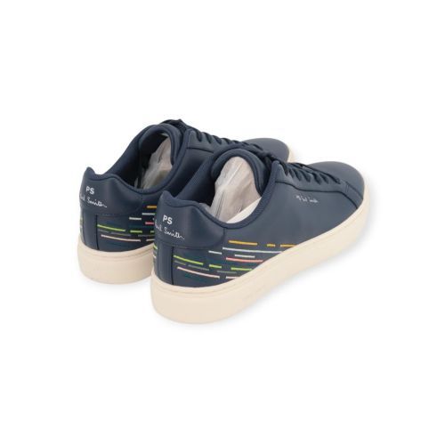 Paul Smith Rex sneaker in blauw leer voor heren. Paul Smith Rex sneaker in blauw leer voor heren.