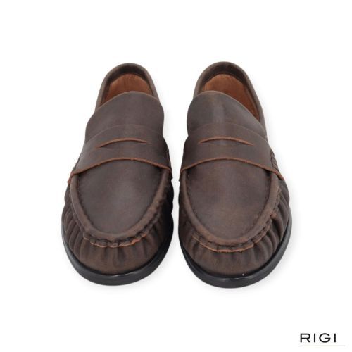 Pavement PaElmira mocassin in bruin vintage leer voor dames. 