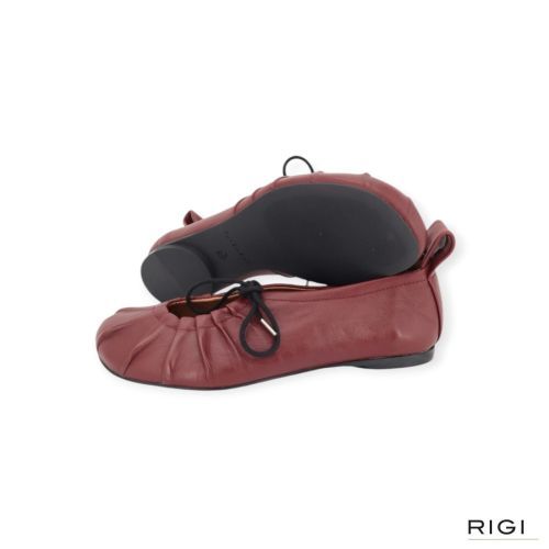 Pavement Linn Ballerina bordeaux Leer Dames | RIGI Pavement Linn Ballerina bordeaux Leer Dames | RIGI
